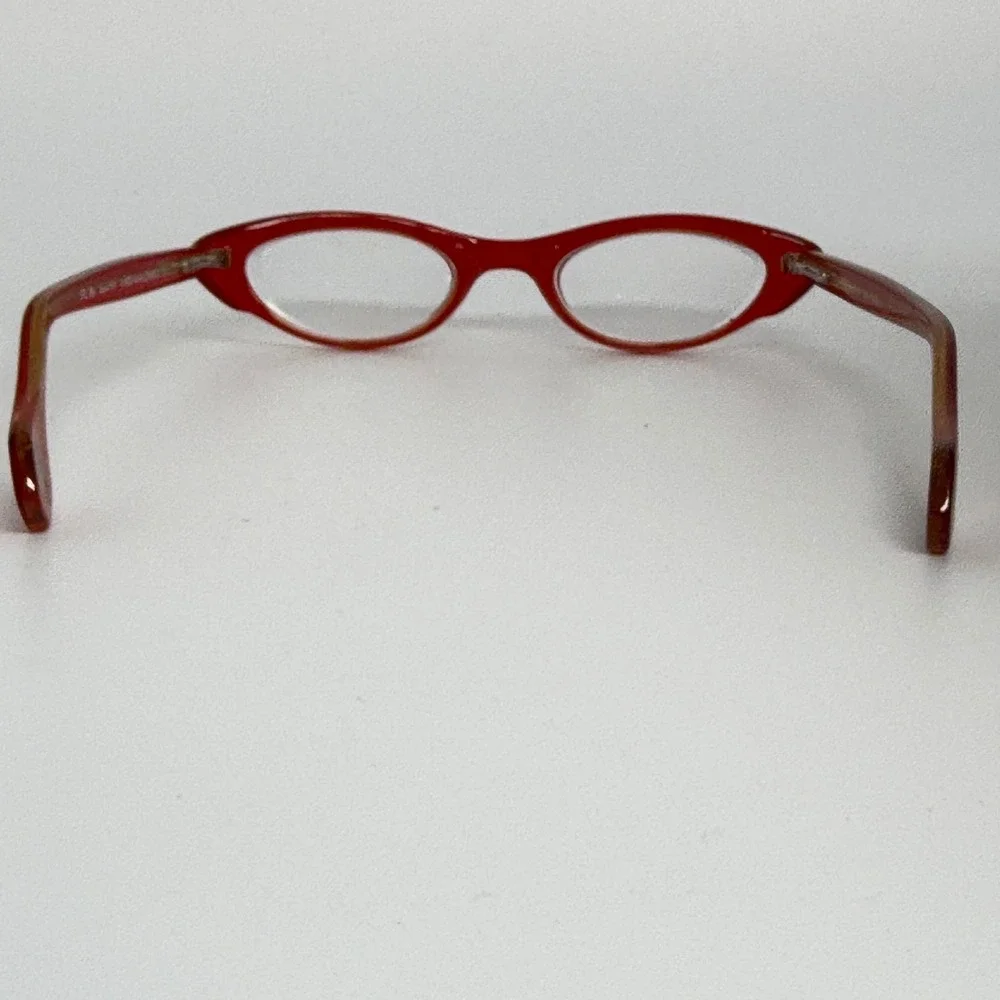 Baba-loo F3 Red Cat Eye Eyeglasses Frames 42-18-125‎ Col.5 Girls Vintage 21588